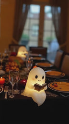 Bonita luz nocturna LED fantasma, luz nocturna para niños, regalo, lámpara de noche para dormir, decoraciones de Halloween, encantadora lámpara fantasma, luz cálida.